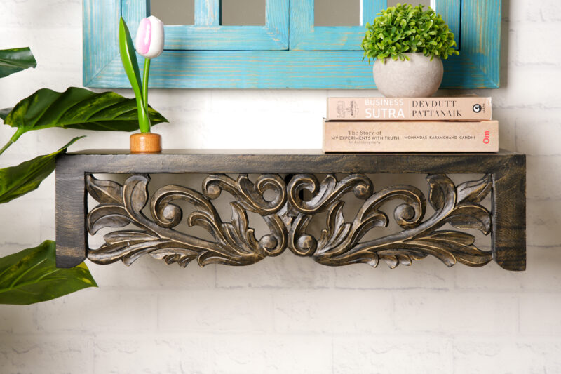 Rustic Carving Shelf